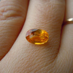 Load image into Gallery viewer, Montana Sapphire 1.45 CT Orange/Yellow Oval Cut
