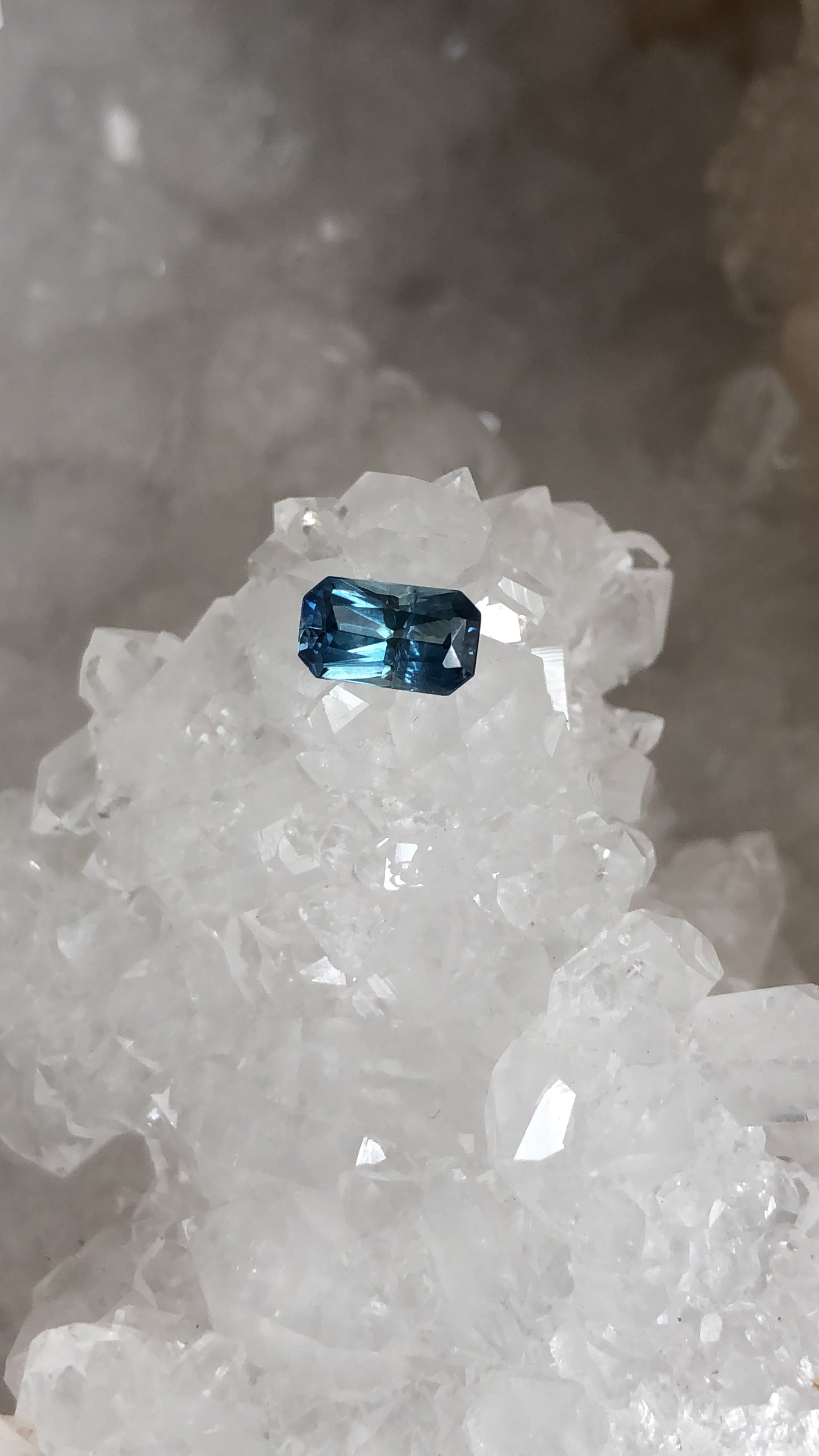 Montana Sapphire 1.13 CT Medium Blue Radiant Cut