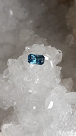 Load image into Gallery viewer, Montana Sapphire 1.13 CT Medium Blue Radiant Cut
