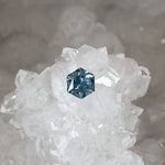 Load image into Gallery viewer, Montana Sapphire .72 CT Light Blue Brilliant Hexagon Cut
