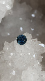 Load image into Gallery viewer, Montana Sapphire Deep Blue Green 1.32 Carat Round Cut
