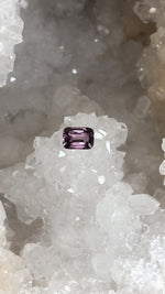 Load image into Gallery viewer, Spinel Pinky Purple Elongated Cushion Cut
