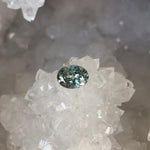 Load image into Gallery viewer, Montana Sapphire 1.75 CT Very Light Blue Green Oval Cut
