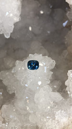 Load image into Gallery viewer, Montana Sapphire 1.60 CT Royal Blue Antique Cushion Cut
