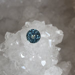 Load image into Gallery viewer, Montana Sapphire 1.17 CT Blue Green Round Cut
