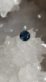 Load image into Gallery viewer, Montana Sapphire Deep Blue Green 1.32 Carat Round Cut
