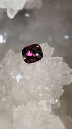 Load image into Gallery viewer, Spinel 1.69 CT Burgundy Rose Cushion Cut
