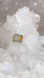 Load image into Gallery viewer, Montana Sapphire 1.59 CT - Parti - Silver, Orange, Blue with Teal Portrait Cut
