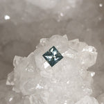 Load image into Gallery viewer, Montana Sapphire Light Steely Teal .72 Princess Cut
