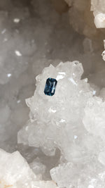Load image into Gallery viewer, Montana Sapphire .79 CT Medium Blue Radiant Cut
