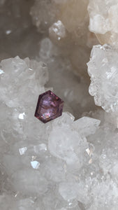 Montana Sapphire 2.37 CT Pink, Lilac, Orange with Iridescent Inclusions Portrait Cut