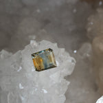 Load image into Gallery viewer, Montana Sapphire 1.59 CT - Parti - Silver, Orange, Blue with Teal Portrait Cut
