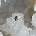 Load image into Gallery viewer, Montana Sapphire .76 CT Color Change Gray and Gold Lozenge Cut - Unique Color
