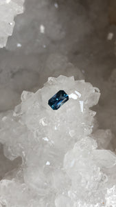 Montana Sapphire .79 CT Medium Blue Radiant Cut