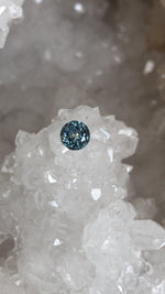 Load image into Gallery viewer, Montana Sapphire 1.17 CT Blue Green Round Cut
