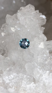 Montana Sapphire Blue Green Checkerboard Cut .94 carat