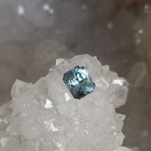 Montana Sapphire 1.26 CT Ice Blue Radiant Cut